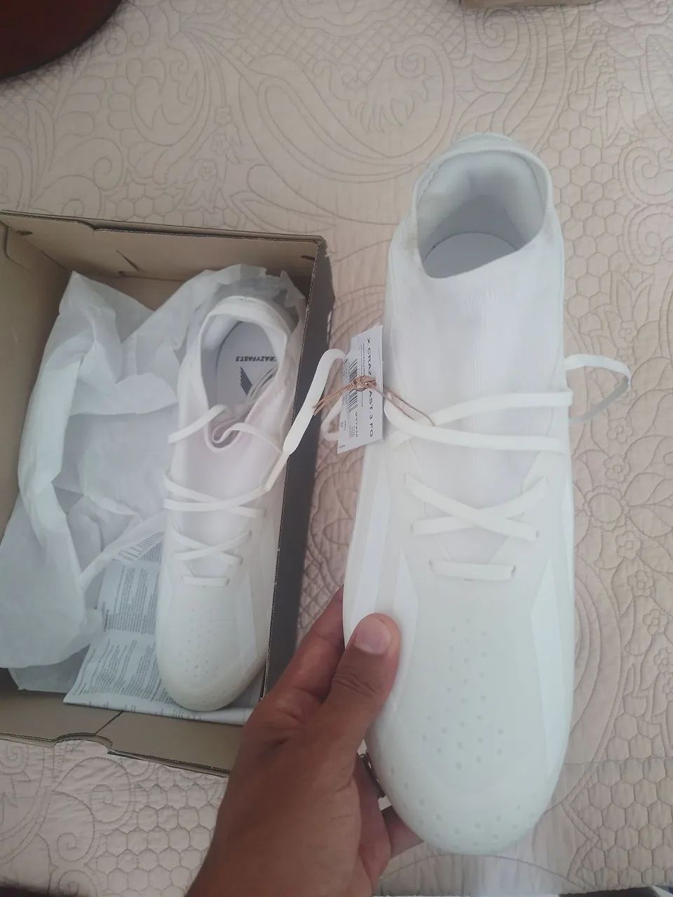 Chuteiras de Campo Adidas X Crazyfast P3 Unissex - Exclusiva  - Foto 3