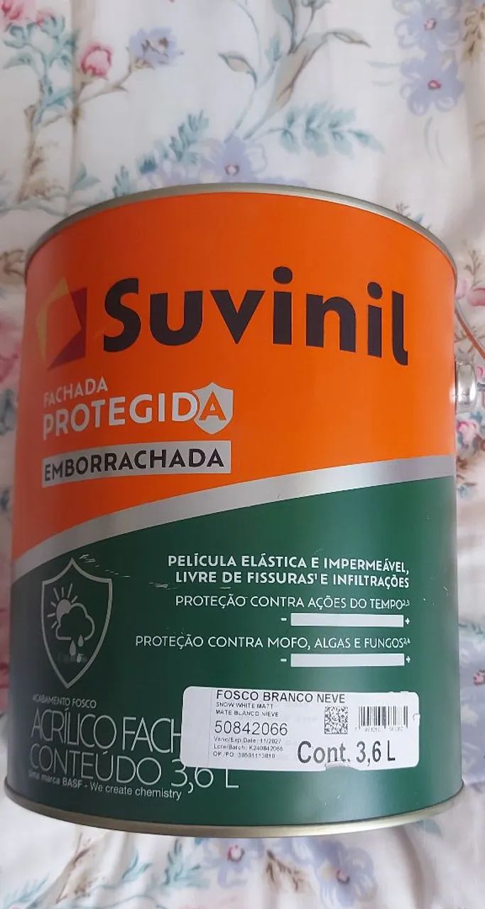 Tinta suvinil emborrachada 3,6lt