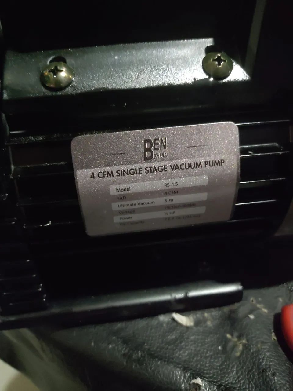 Bomba de vácuo de estágio único 4cfm - Foto 3