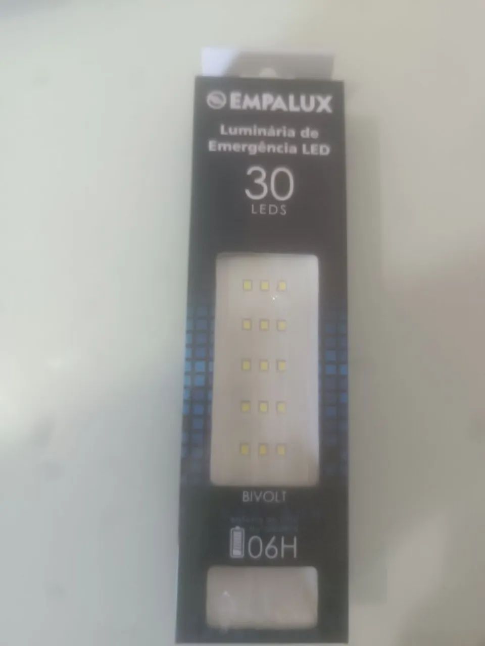 Luminária de emergência led 30 leds bivolt