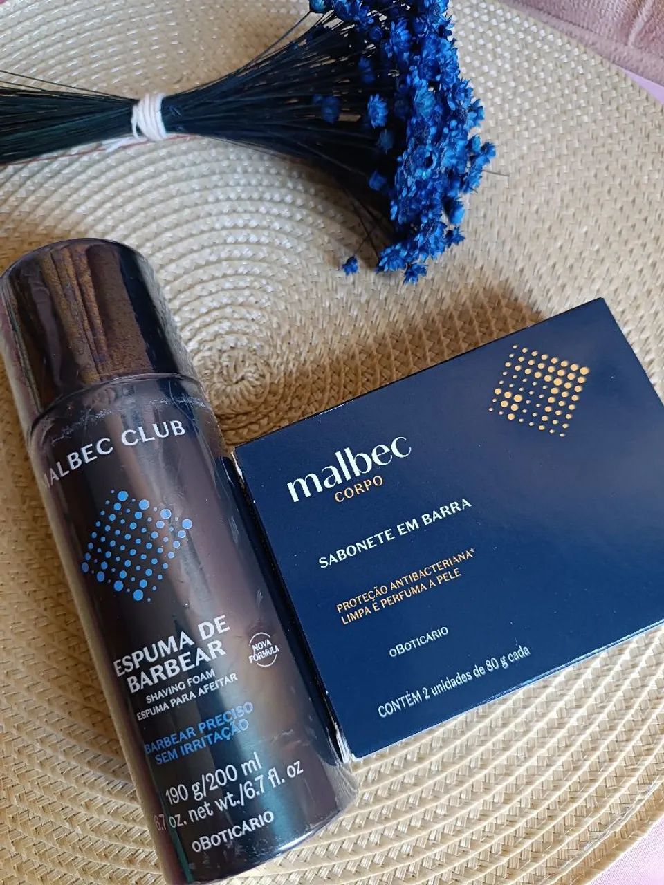 Kit Malbec Club: Espuma de Barbear e Sabonete em Barra