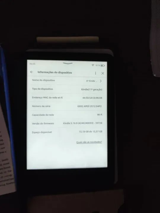 Vendo Kindle 11a geração com caixa  - Foto 3