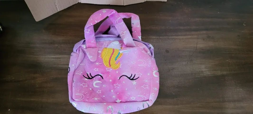Bolsa de unicórnio para meninas 5 a 7 anos. - Foto 4