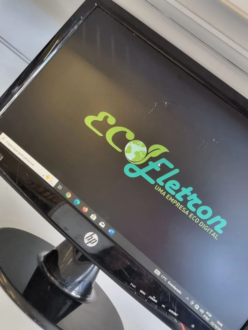 Monitor 18.5 Polegadas Hp/LG Widescreen Ideal para Trabalho Comércio Ótimo Estado  - Foto 3