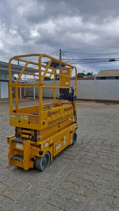 Plataforma Elevatória Tesoura Elétrica Haulotte Optimum8 - Foto 4