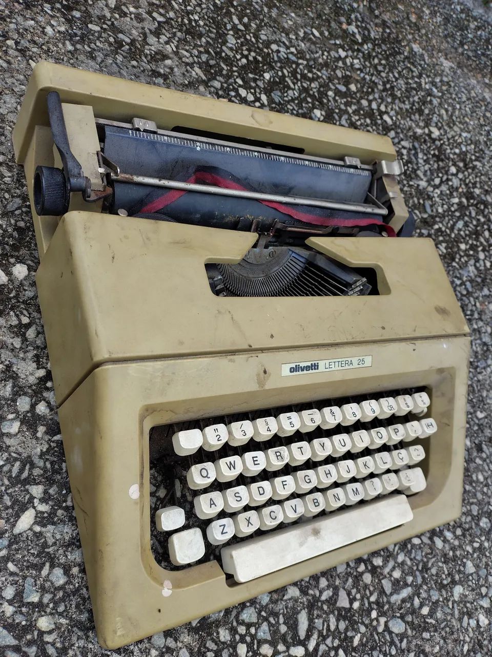 Máquina de escrever para colecionador 