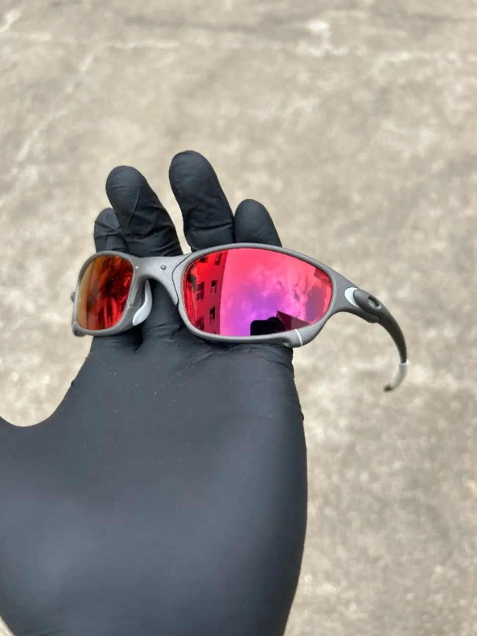 Óculos Lupa Premium Juliet Oakley X-Metal Custom +opções de borracha Brindes Promoção - Foto 3