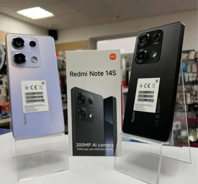 Redmi Note 14S 4G NFC 256+08 Lacrado Global Entregamos Preto Lilas