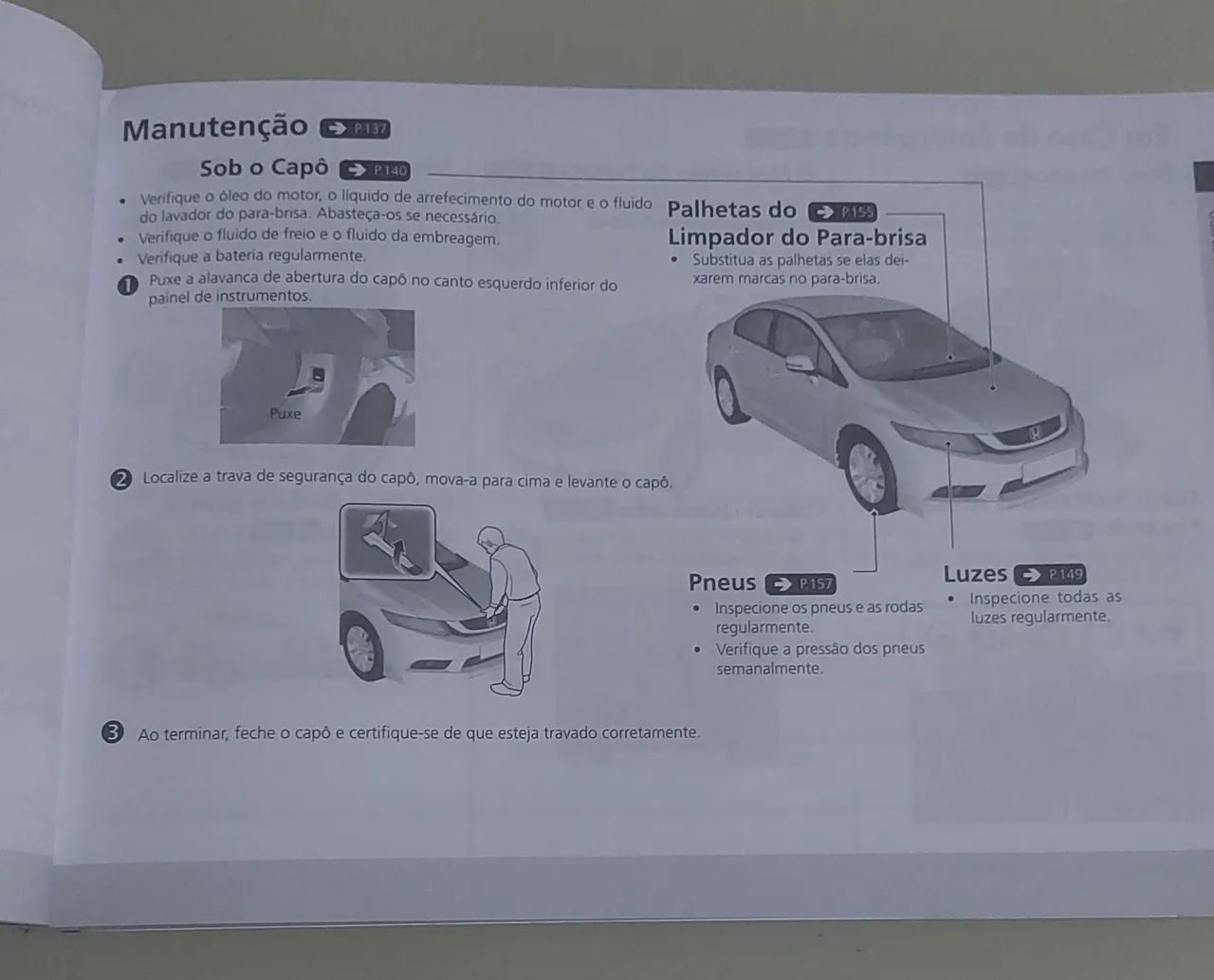 Manual proprietário  Honda civic 2015 2016 - Foto 2