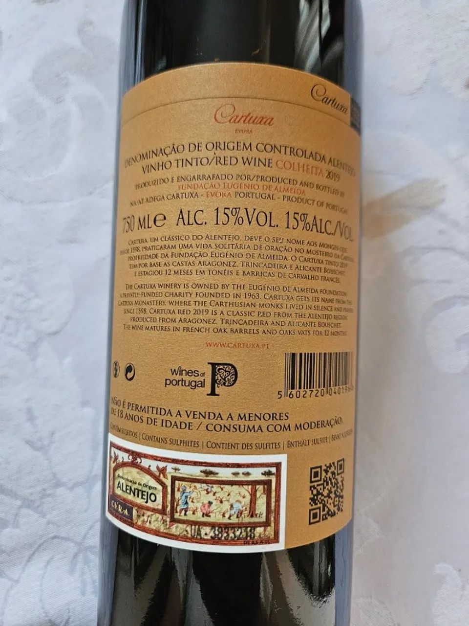 Vinho tinto Cartuxa Colheita 2019 - Foto 4