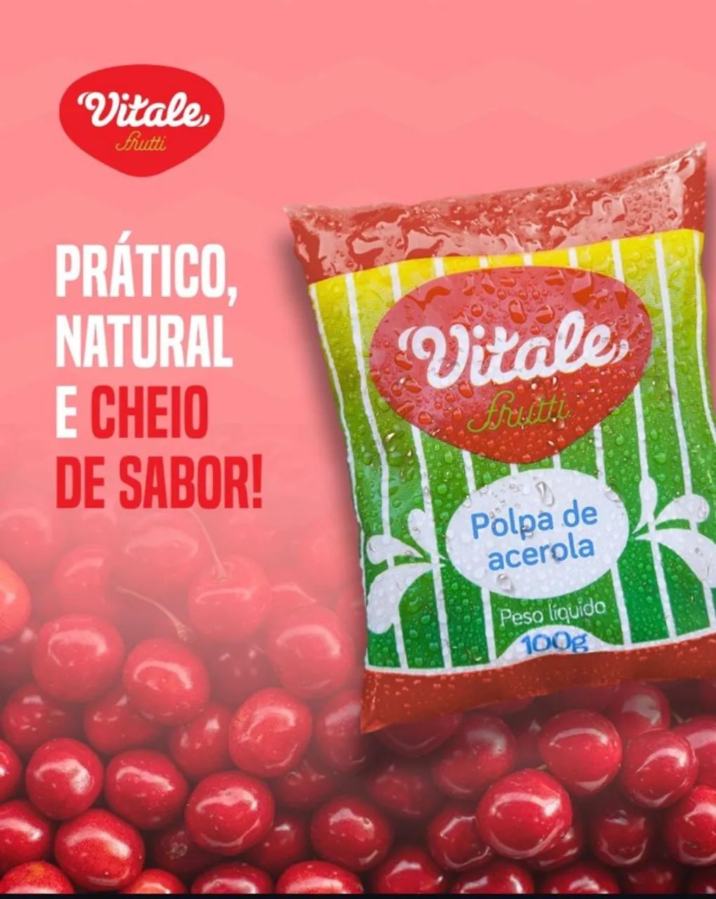 Polpa de Fruta e pão de queijo.