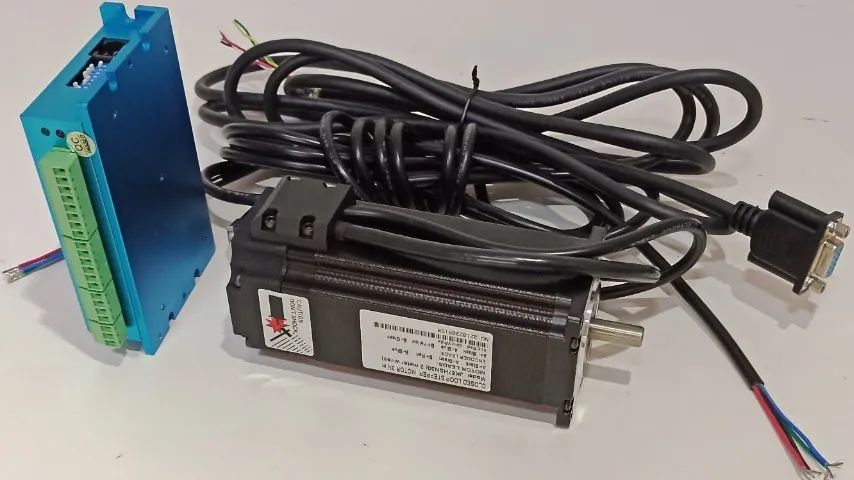 Kit motor de passo servo + driver 30Kg (3N.m) nema 23