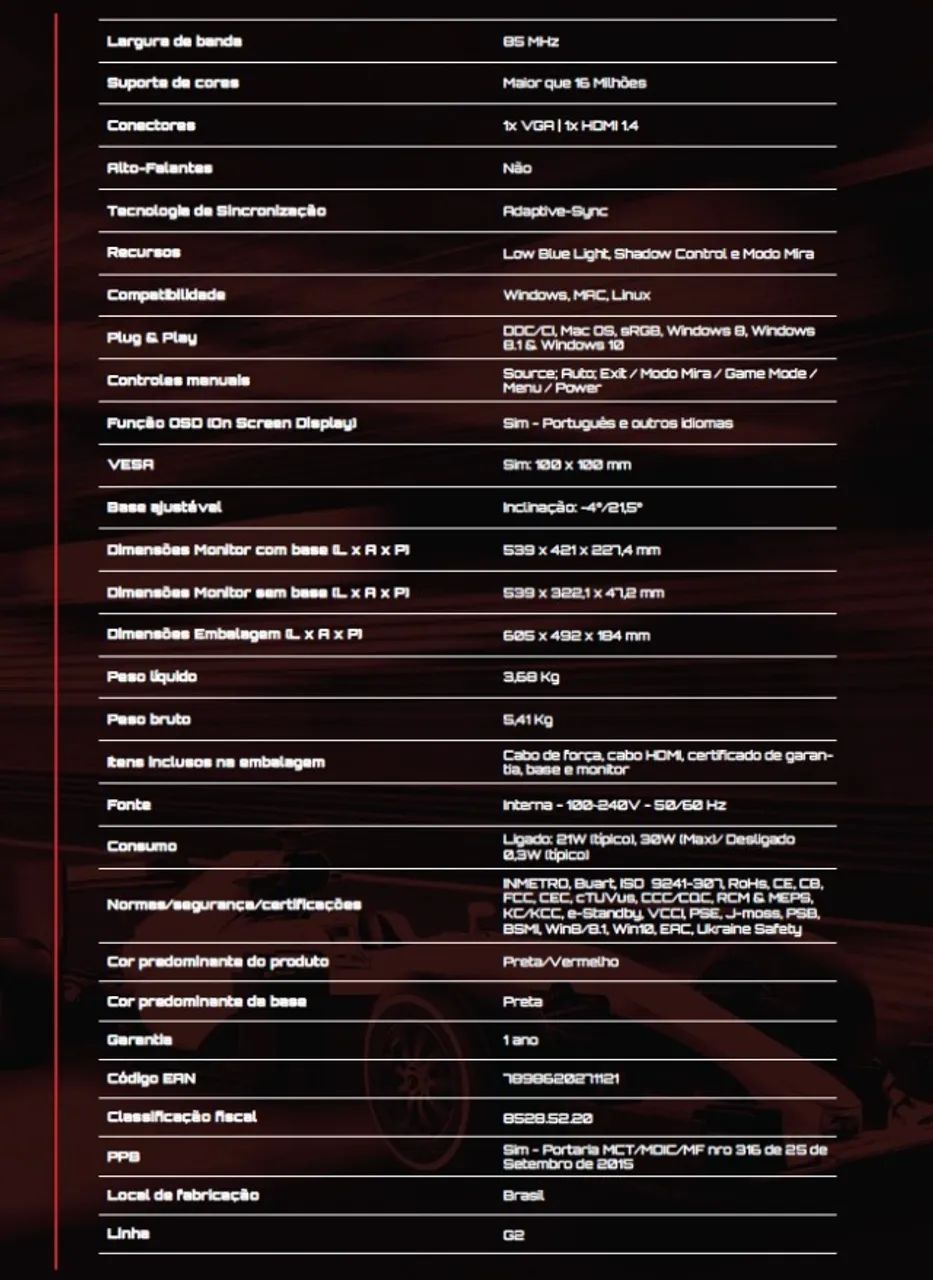 Vendo ou troco Monitor Gamer AOC SPEED 24" - Foto 6