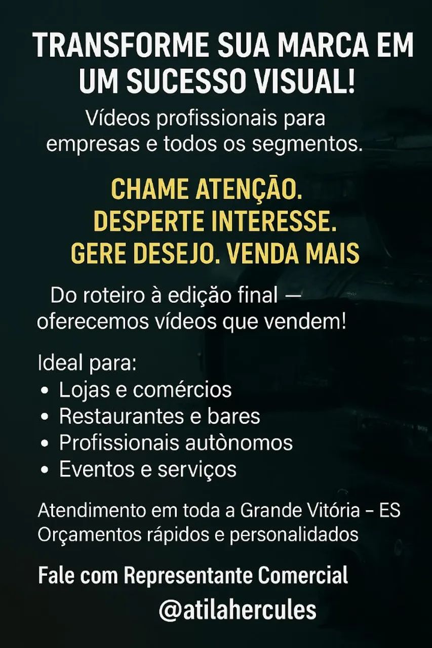 VIDEOMAKER E FOTÓGRAFO PROFISSIONAL 