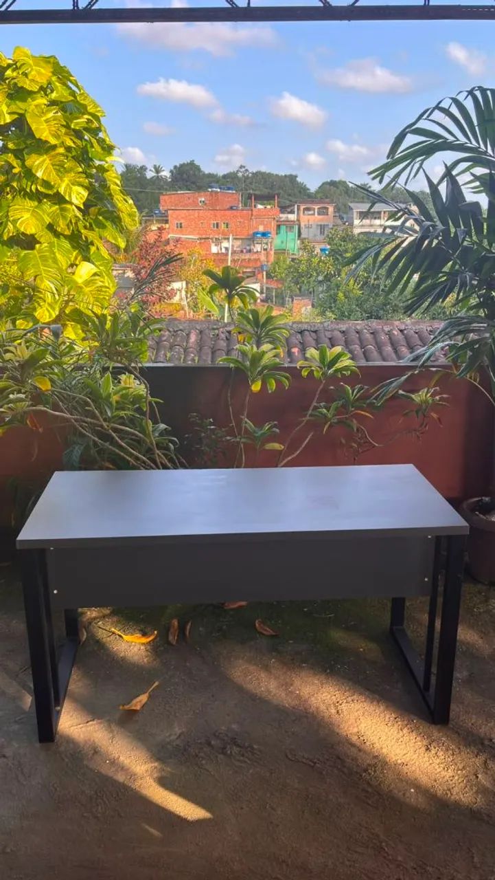 Mesa birô industrial aço  - Foto 2