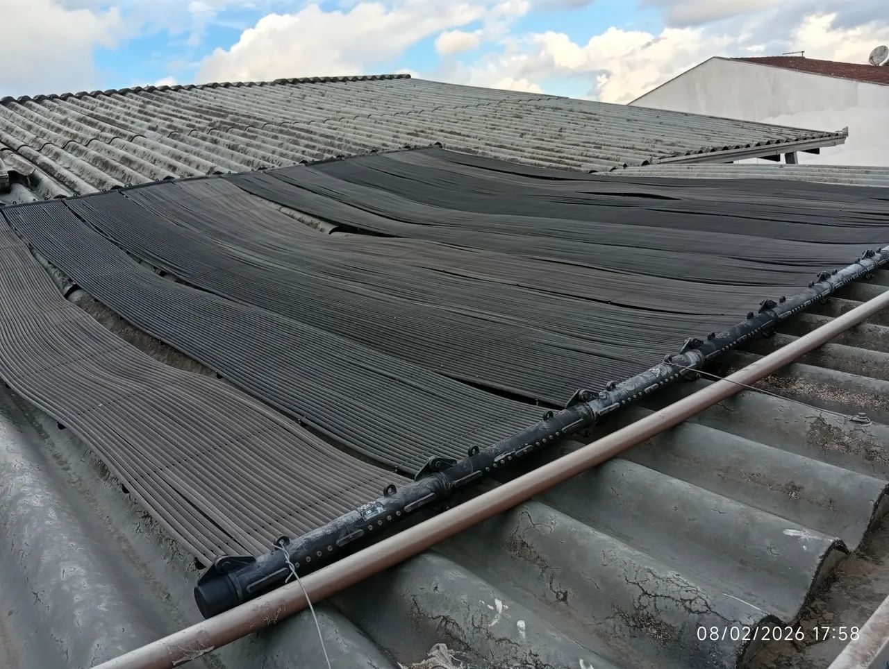 Aquecedor solar para piscina 
