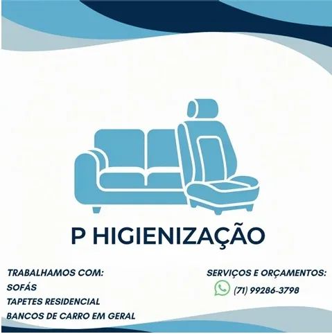 higienização de estofados
