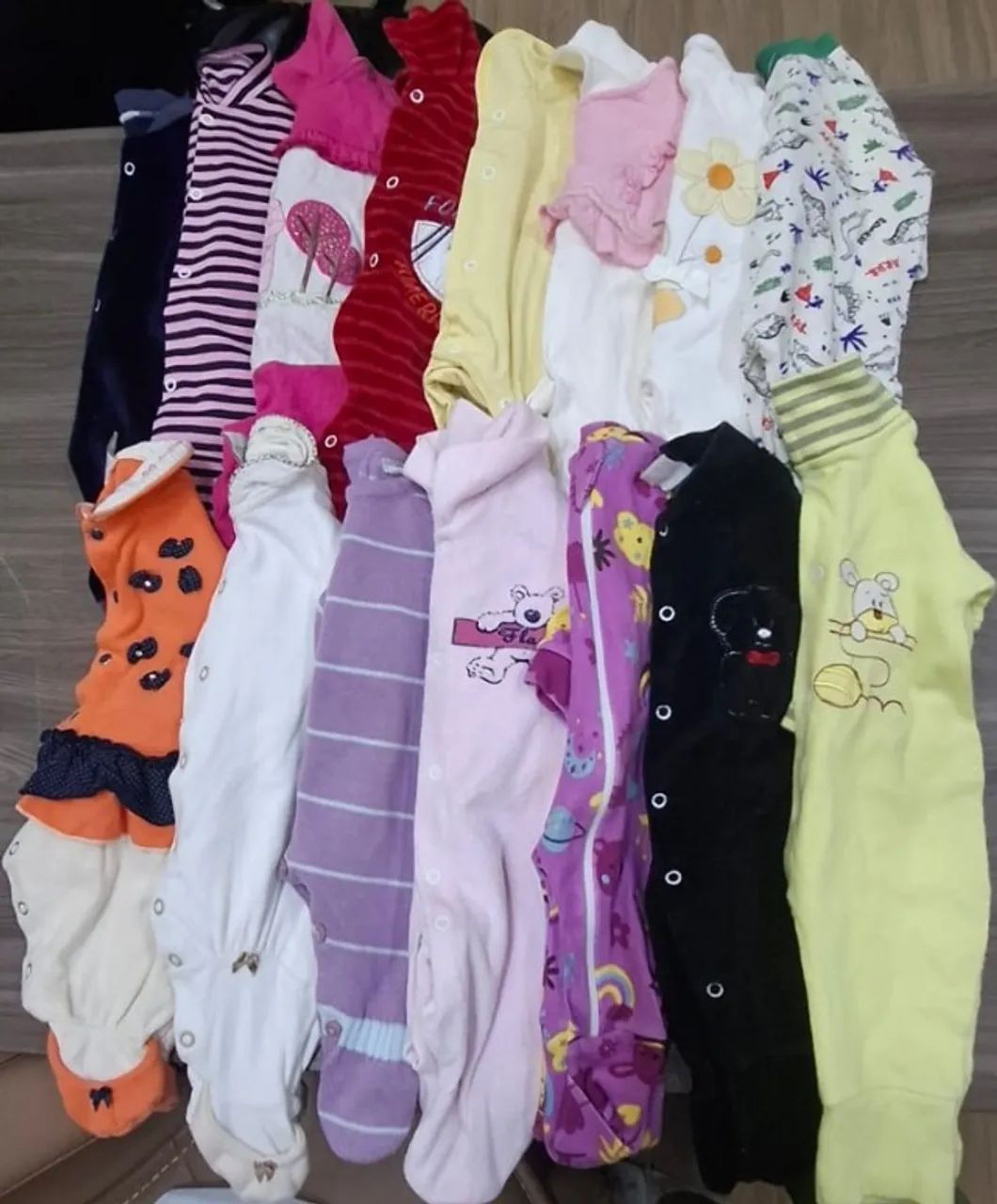 Lote de bebê menina P M G - Foto 6