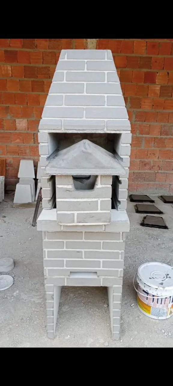 Churrasqueira pequena com a entrega para Fortaleza 