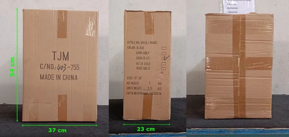 Caixa para mudança