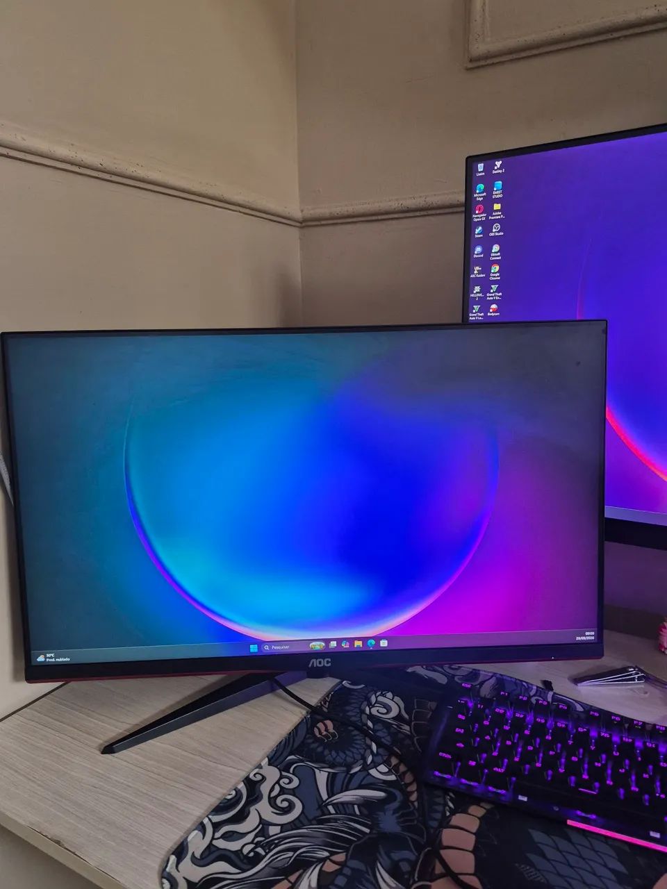 Monitor Gamer AOC 27" 144hz Full HD - Foto 3