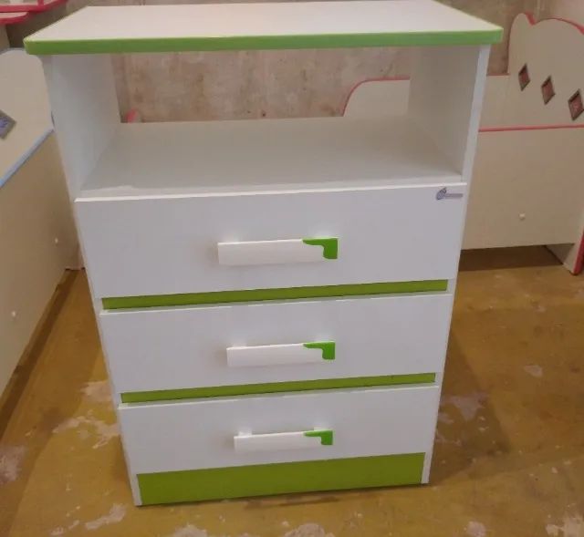 Cômoda 3 gavetas 100% MDF - Foto 3