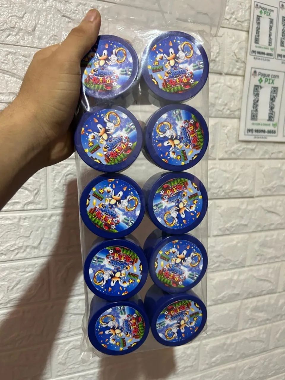 Adesivo personalizado para brindes - Foto 2