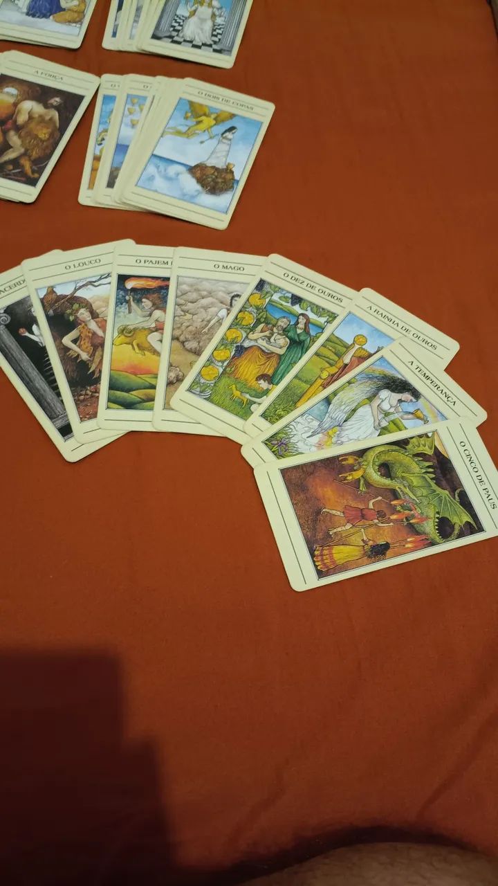 Baralho Tarot Mitológico Bem Conservado