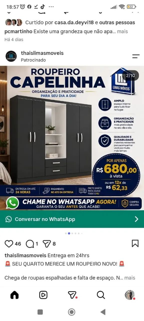 Guarda roupa 