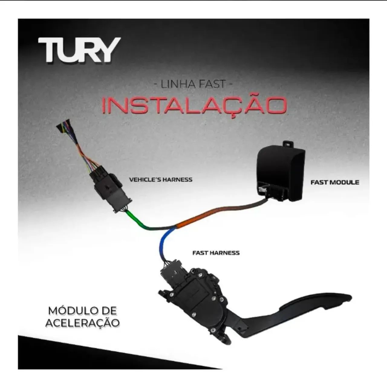 MODULO ACELERADOR TURY FAST BLUETOOTH/linha Peugeot-Citroën  - Foto 5