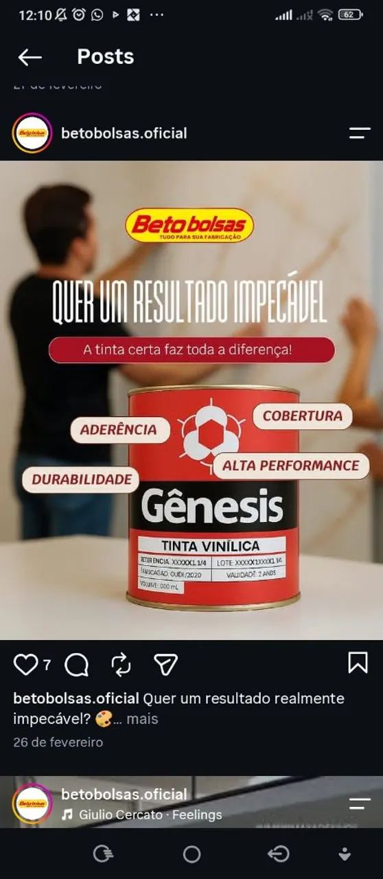 Lojas Beto bolsas. Vendedor Gabriel. - Foto 5