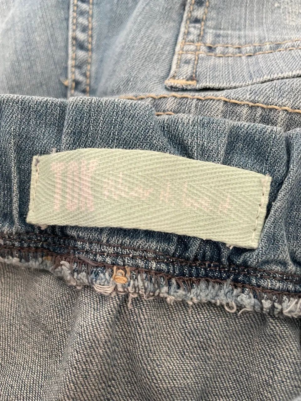 Macacão curto tam P / M Jeans claro Tok - Foto 4