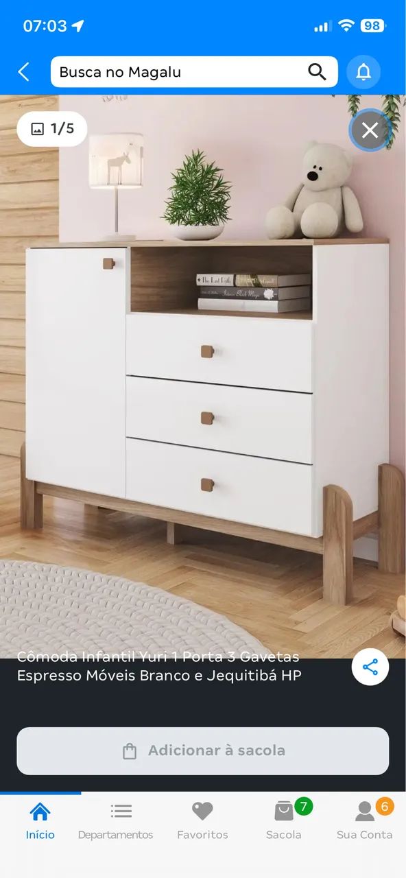 Cômoda de bebê / trocador  - Foto 4