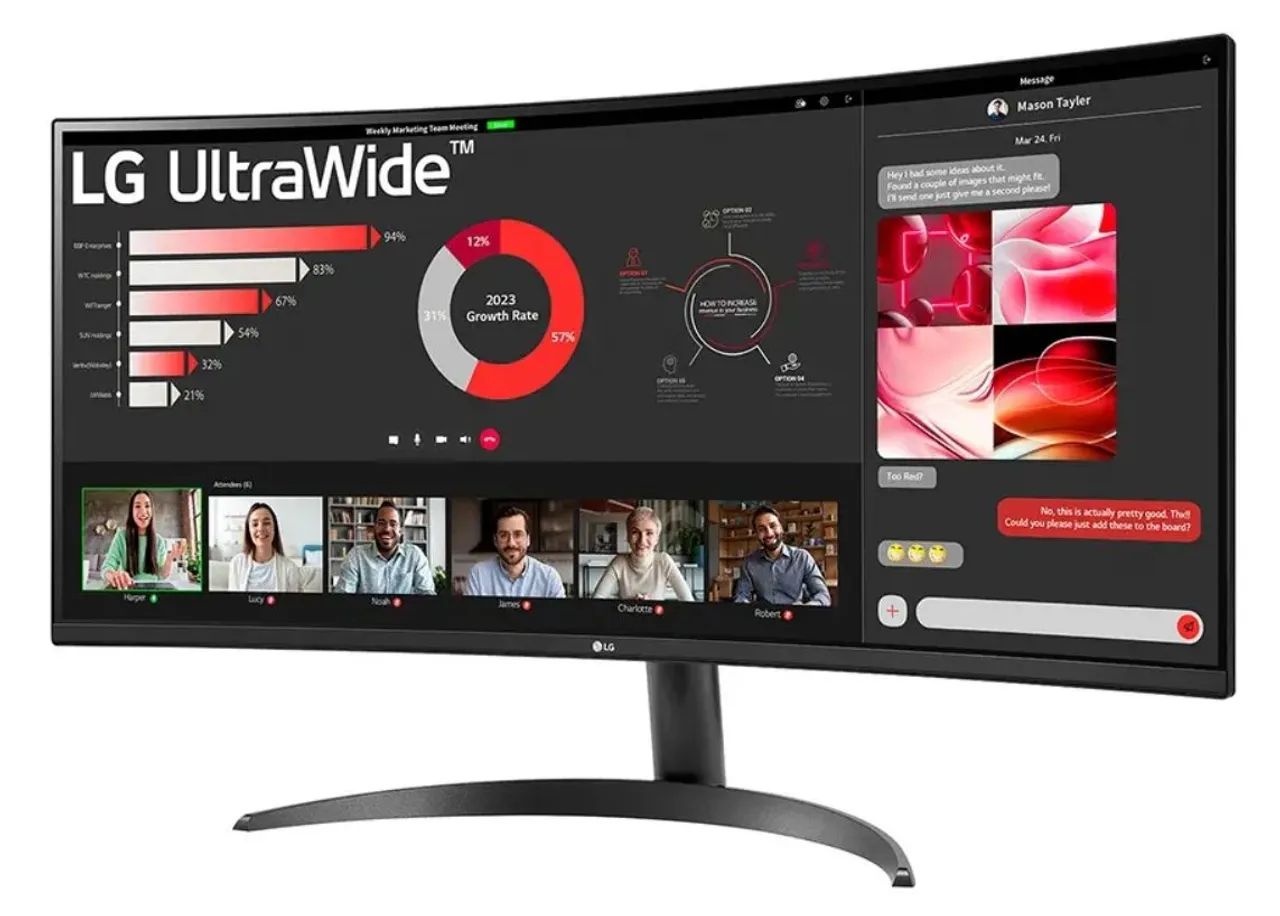 Monitor LG UltraWide 34" curvo - Foto 5