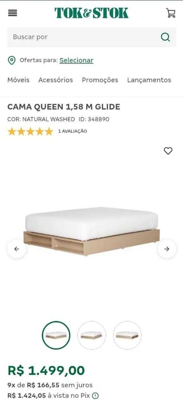 CAMA QUEEN 158 GLIDE TOK & STOK