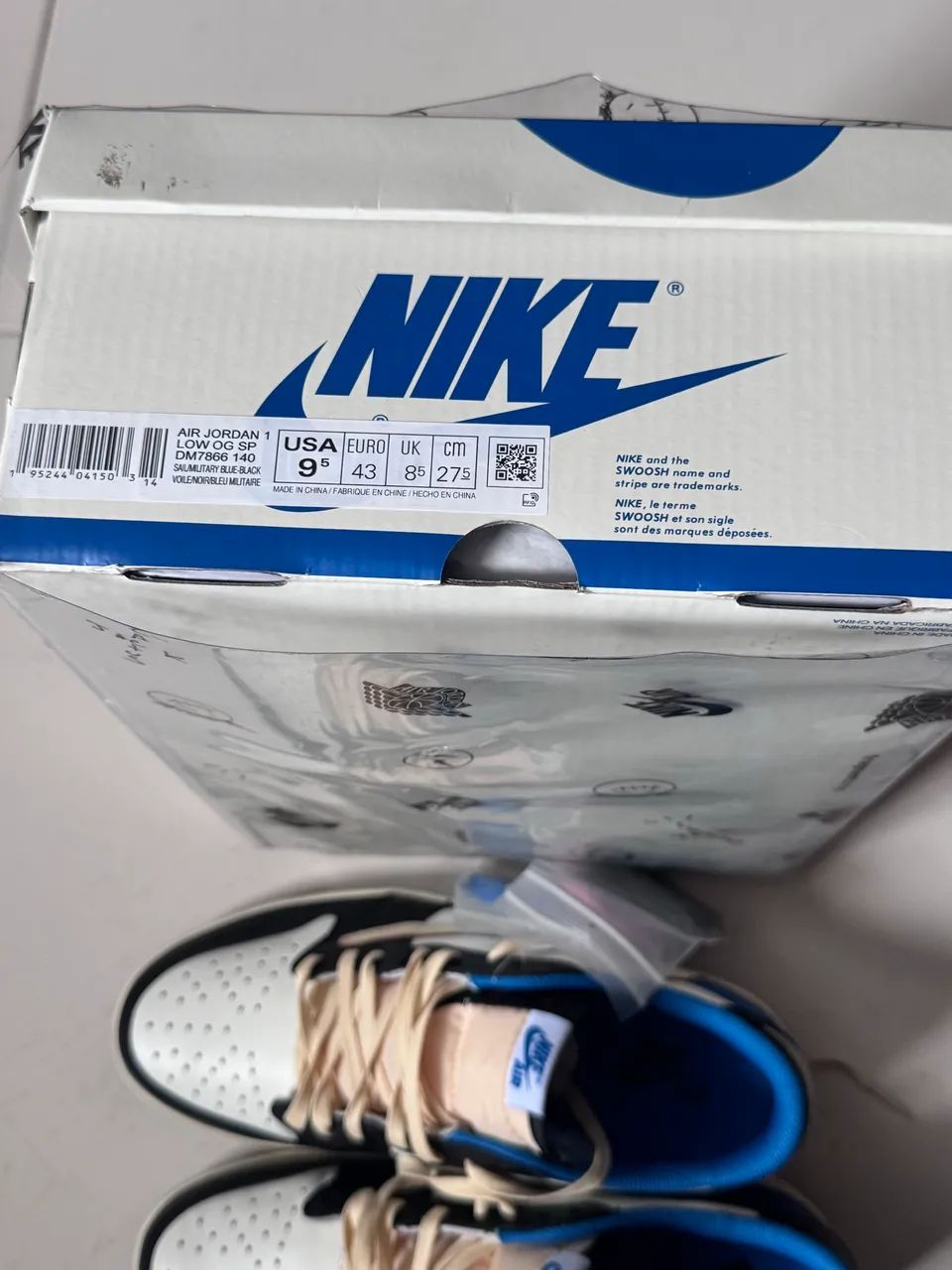 Jordan 1 low travis scott fragment - Foto 3