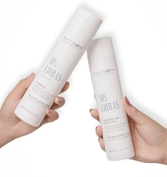 Kit Shampoo + Máscara Cabelos loiros ou ressecados