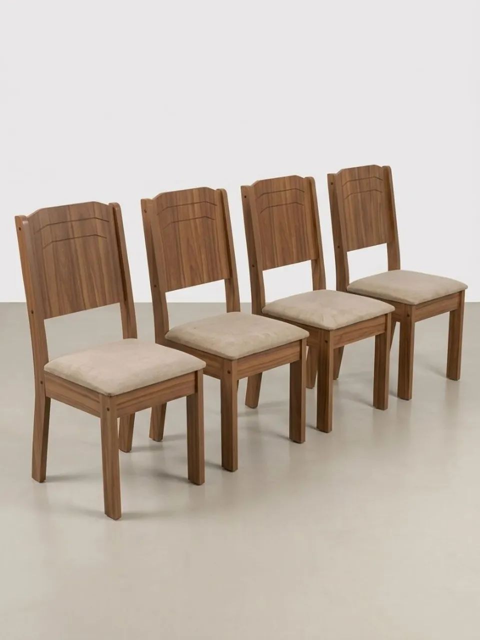 Mesa de jantar com 6 cadeiras estofadas-conjunto completo  - Foto 4