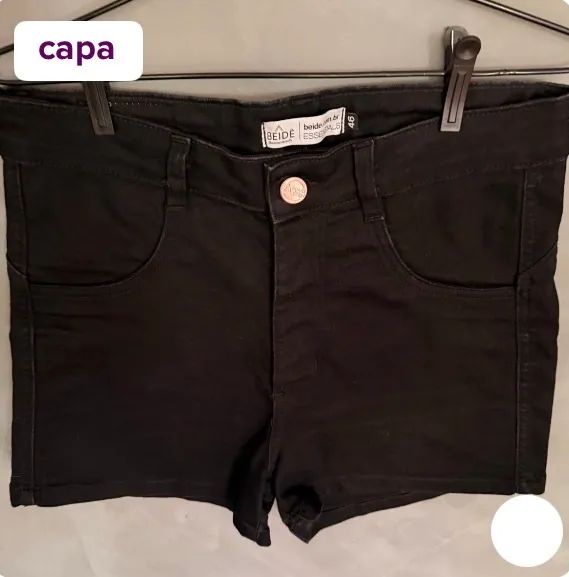 Short Sarja Preto