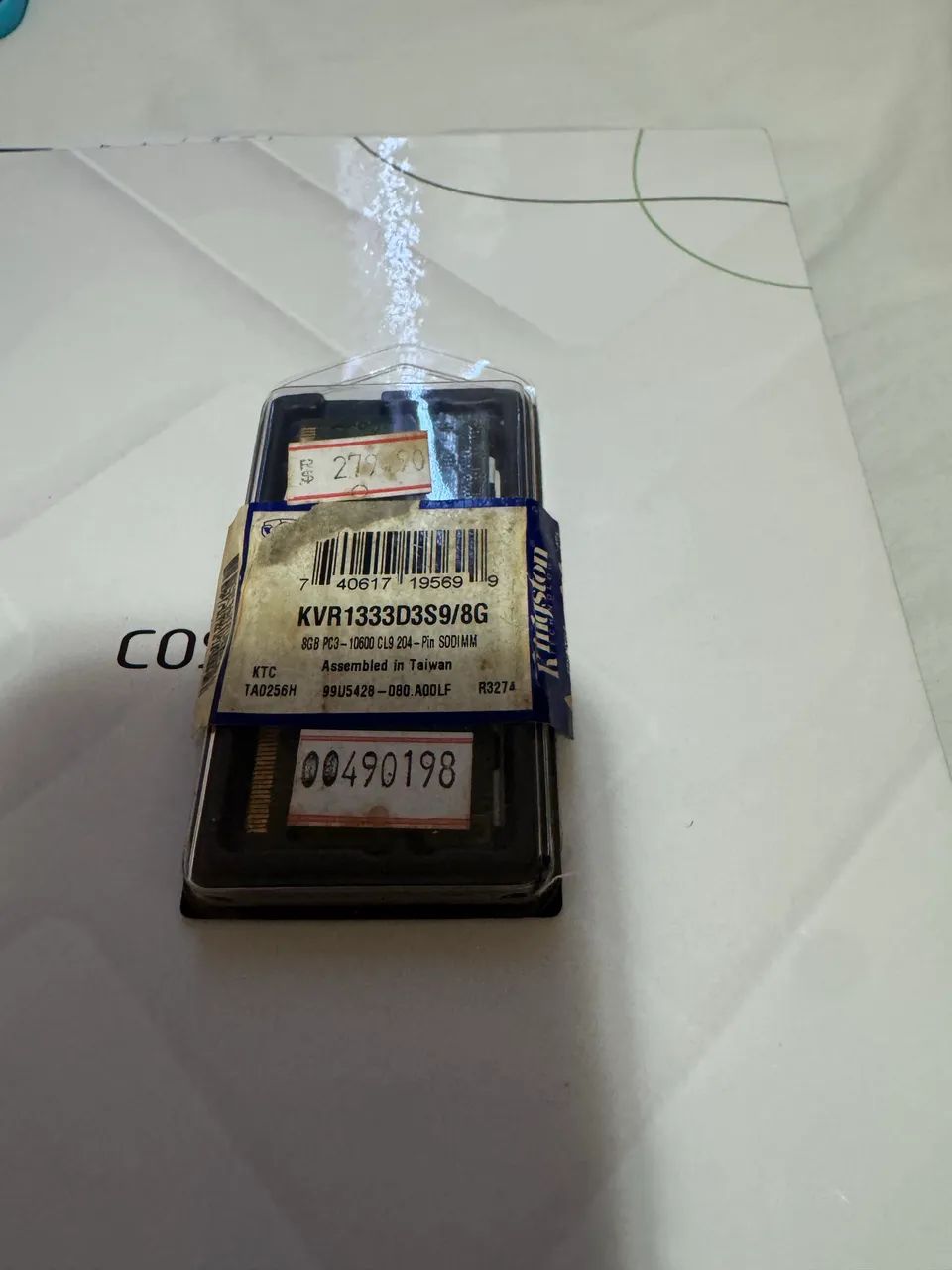 Memória ddr 3 8gb Kingston 