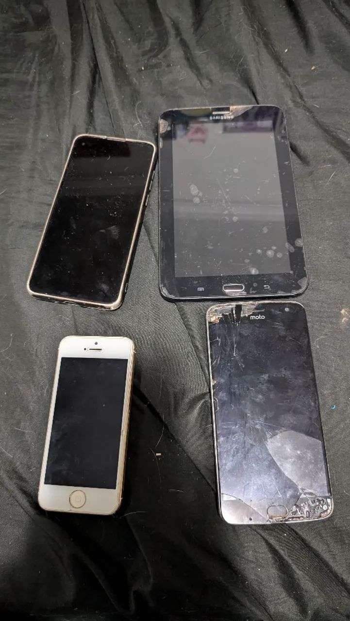 Kit | Pack | 4 Celulares/Tablet com defeito