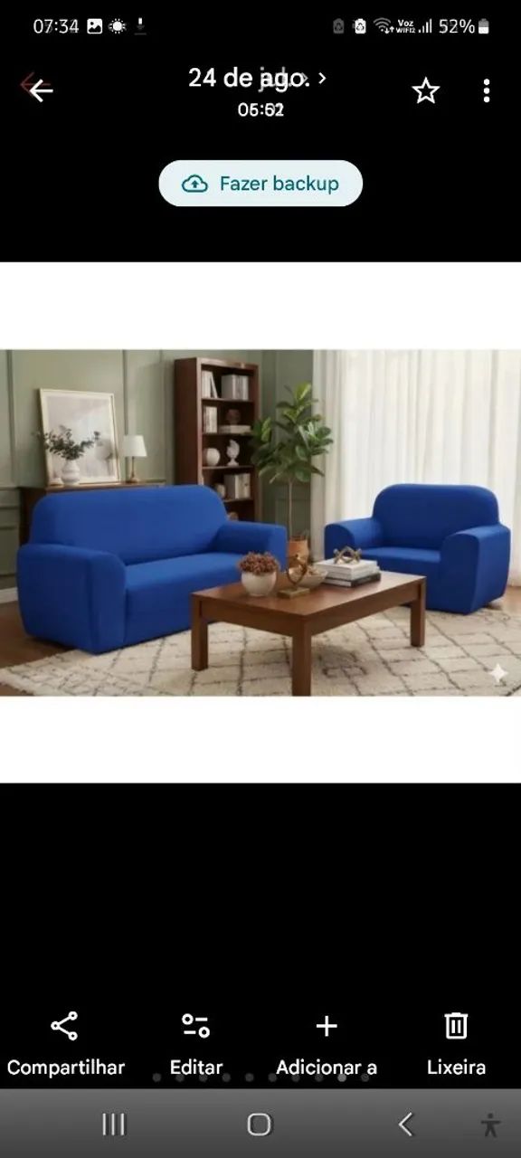 Capa sofa malha gel 3 e 2 lugares  - Foto 2