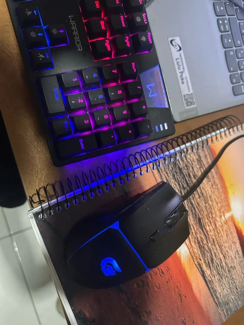 TECLADO E MOUSE GAMER  - Foto 3