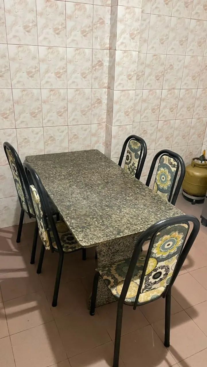 Mesa de jantar 6 lugares mármore  - Foto 2