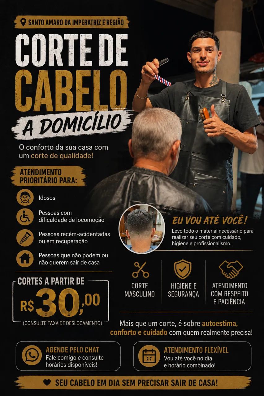 CORTE DE CABELO A DOMICÍLIO A PARTIR DE R$30 ? EU VOU ATÉ VOCÊ! ? - Foto 2
