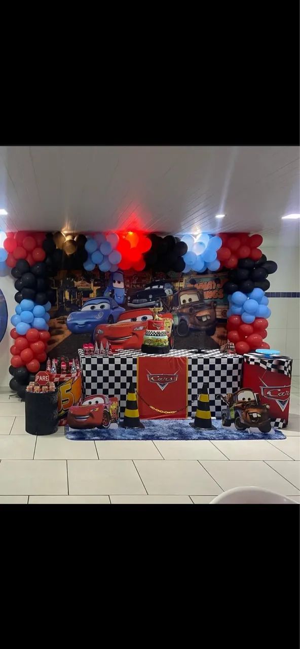 Decoração do mcqueen