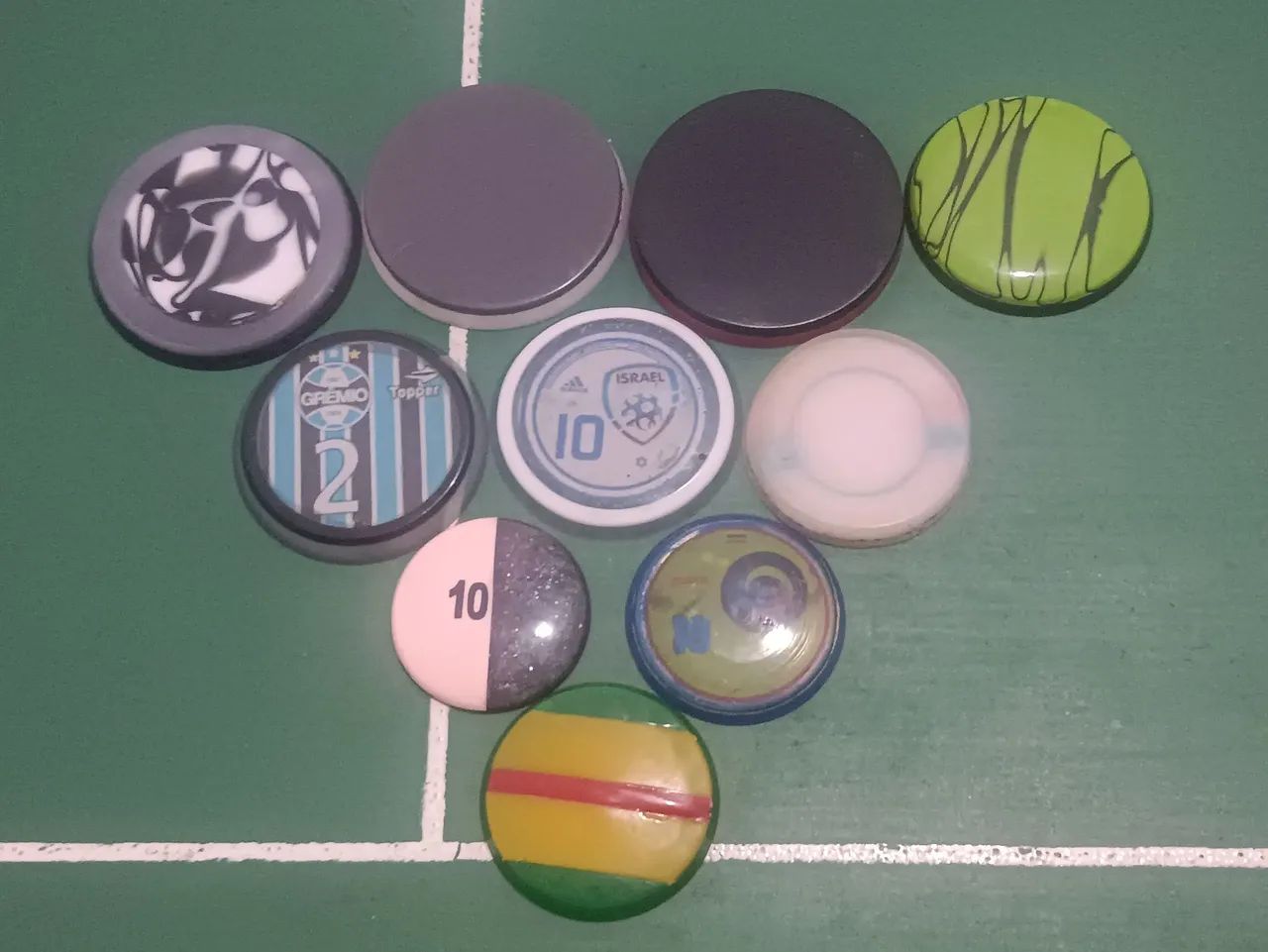 Time 10 Botoes retro futebol de mesa 