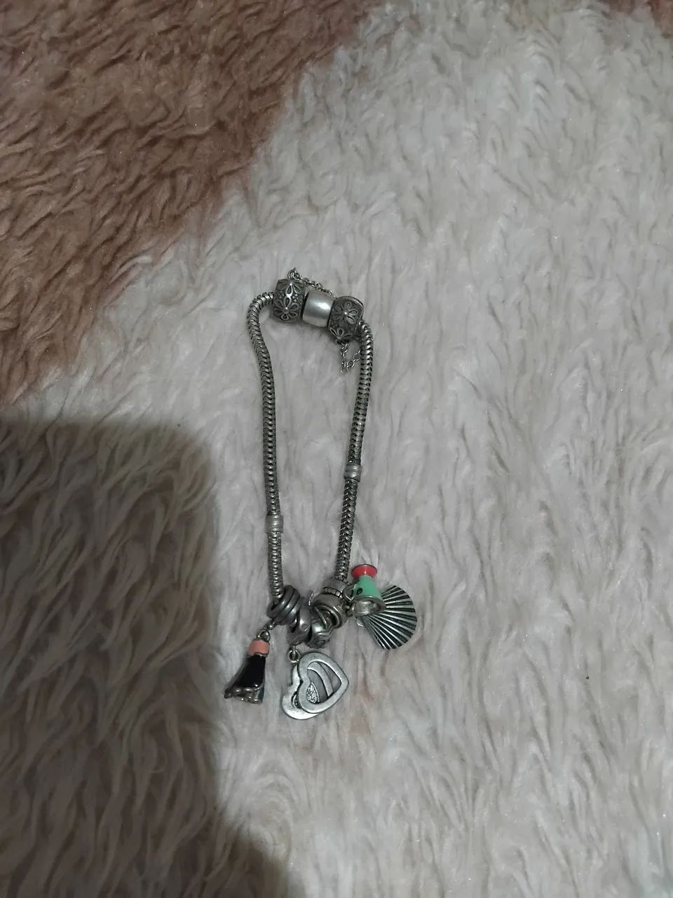 Pulseira e pigentes Prata 925 estilo pandora - Foto 2