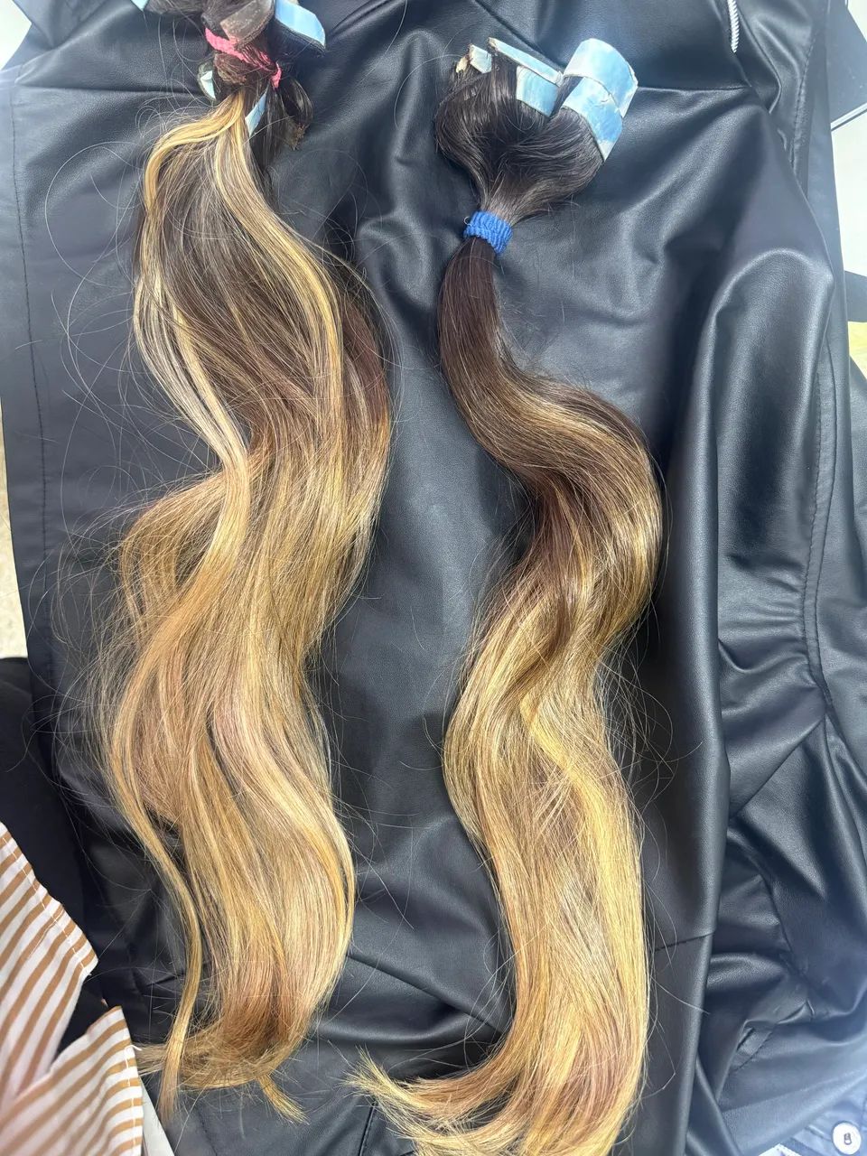 Cabelo Brasileiro com luzes loiras - Foto 2