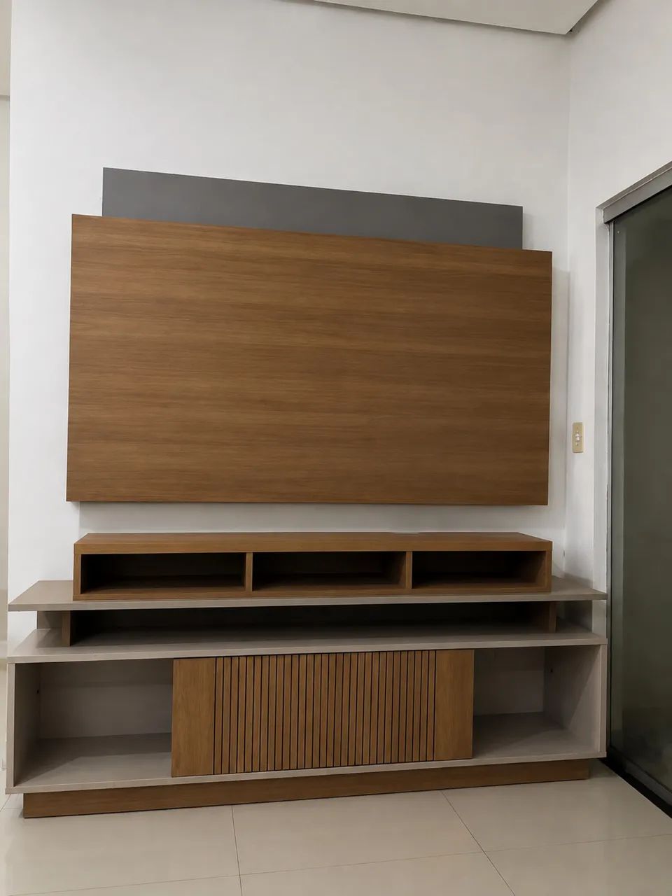 Rack com painel 
